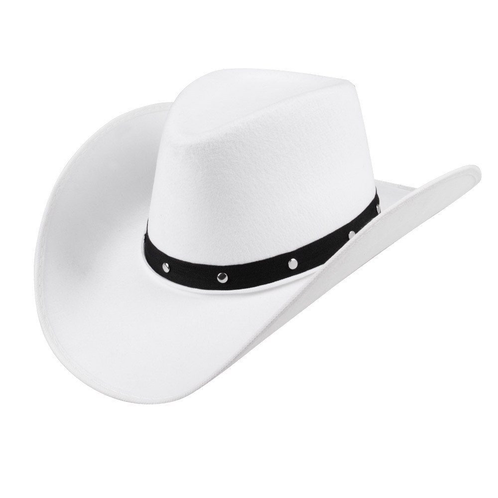Carnaval verkleed Cowboy hoed Billy Boy - wit - volwassenen - Western thema Top Merken Winkel